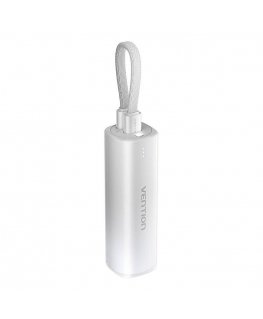 Powerbank 5000mAh Vention FHWM0 20W + kabel USB-C do lightning (szary)