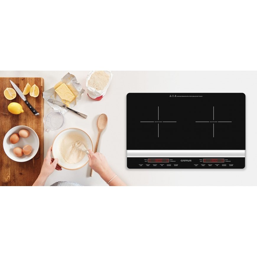 G3 Ferrari Dinamiko Duo Black Countertop 56 cm Zone induction hob 2 zone(s) – 3
