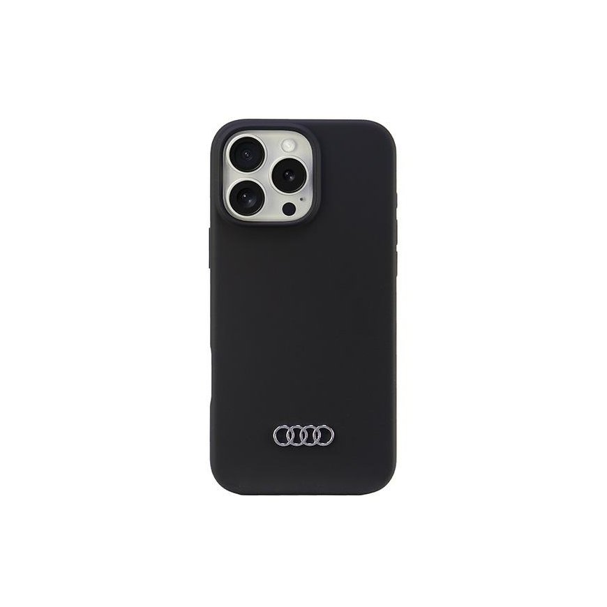 Audi Silicone Case iPhone 16 Pro Max 6.9" czarny|black hardcase