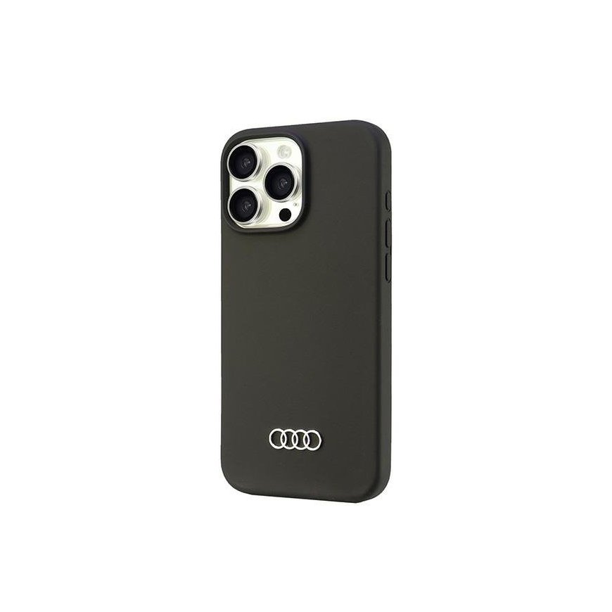 Audi Silicone Case iPhone 16 Pro Max 6.9" czarny|black hardcase – 2