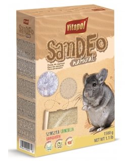 VITAPOL Sandeo natural - sand for chinchillas - 1500g
