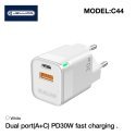 Jellico C44 Mini PD 30W QC 3.0 Умная адаптивная быстрая зарядка Jellico C44 Mini PD 30W QC 3.0 Умная адаптивная быстрая зарядка