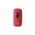 Panasonic KX-TU446EXR 6,1 cm (2.4") 110 g Punainen Senioripuhelin Panasonic KX-TU446EXR 6,1 cm (2.4") 110 g Punainen Senioripuhelin