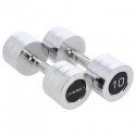 HMS Fitness CHD10 Fiksēta smaguma hantele 10 kg 2 pcs HMS Fitness CHD10 Fiksēta smaguma hantele 10 kg 2 pcs