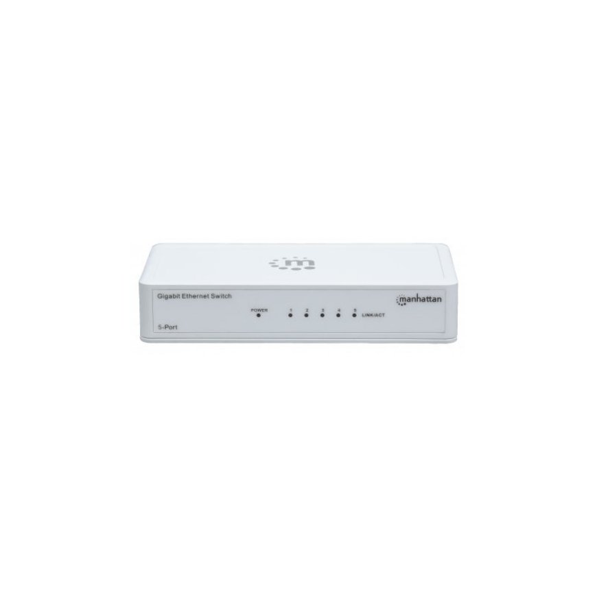Manhattan 560696 tinklo komutatorius Ne-valdomas L2 Gigabit Ethernet (10/100/1000) Balta – 3