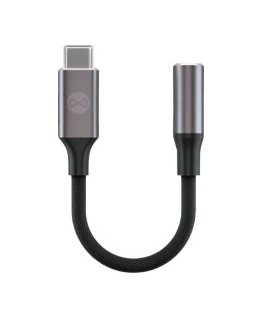 Forever adapter audio AJC-01 jack 3,5 mm - USB-C black