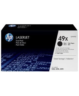 HP 49X tonera kārtridžs 2 pcs Oriģināls Melns