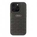 Audi Synthetic Leather iPhone 16 Pro 6.3" czarny|black hardcase Audi Synthetic Leather iPhone 16 Pro 6.3" czarny|black hardcase