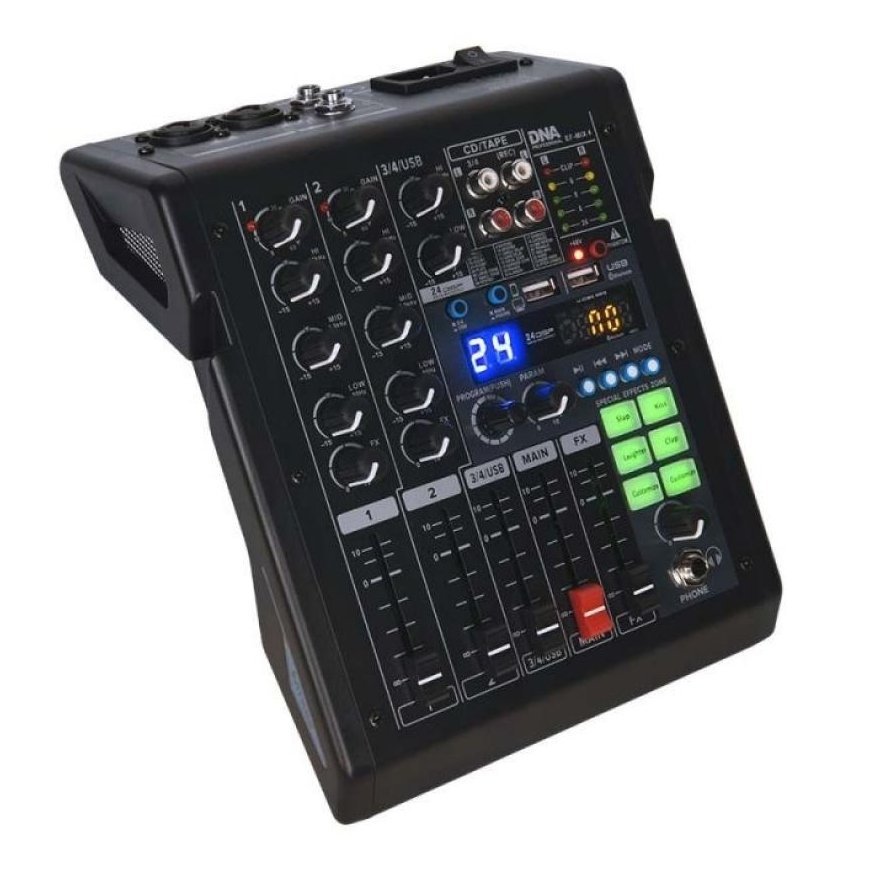 DNA EF-MIX 4 USB MP3 Bluetooth analog Audio Mixer – 2