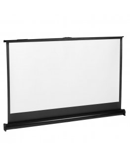 Maclean Portable Projection Screen Compact 40" 16:9 Free-Standing Office Cinema Matt White Home