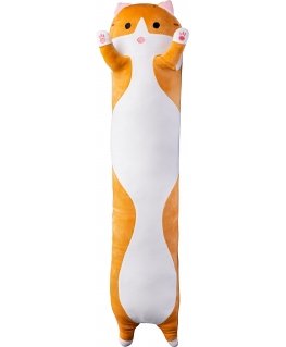 Milla & Måns - cat plush toy, 110 cm, orange