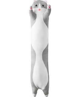 Milla & Måns - cat plush toy, 70 cm, grey