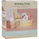 Little Dutch - Wooden birthday cake, pink Little Dutch - Wooden birthday cake, pink