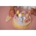 Little Dutch - Wooden birthday cake, pink Little Dutch - Wooden birthday cake, pink