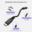 HQ Adapter USB-C to 3.5mm Audio Jack Black HQ Adapter USB-C to 3.5mm Audio Jack Black