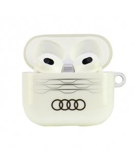 Audi IML Geometric Pattern AirPods 3 cover biały|white AU-IMLAP3