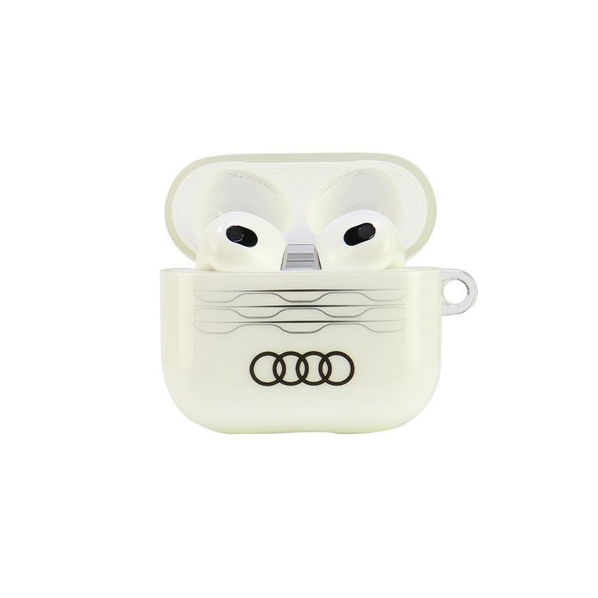 Audi IML Geometric Pattern AirPods 3 cover biały|white AU-IMLAP3
