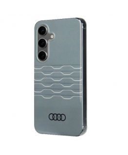 Audi Synthetic Leather iPhone 16 6.1" czarny|black hardcase AU-T