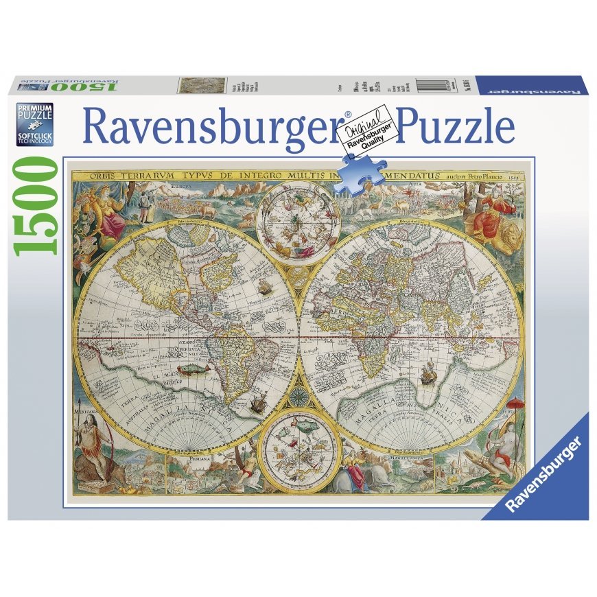 Ravensburger puzzle 1500 pieces Ancient map