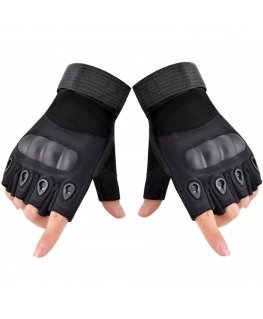 Extralink MILITARY R?KAWICE TAKTYCZNE BOJOWE SURVIVAL BEZ PALCÓW MILITARNE L MIL-693 - Military Fingerless Tactical Gloves -...