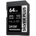 Lexar SDXC 64GB Professional SILVER Plus UHS-I U3 A2 4K V30 Lexar SDXC 64GB Professional SILVER Plus UHS-I U3 A2 4K V30
