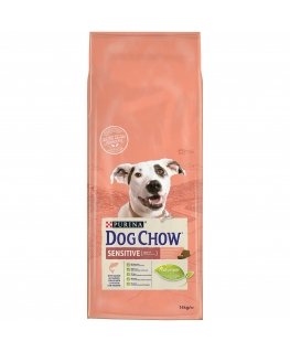 PURINA Dog Chow Sensitive Salmon - kuiv koeratoit - 14 + 2,5kg