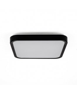 Plafon V-TAC 18W LED Kwadrat 30x30cm Natynkowy Pilot Czujnik Ruchu IP44 Czarny VT-8618S 4000K 1830lm