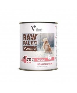 RAW PALEO Adult Monoprotein Pork - mitrā suņu barība - 800 g