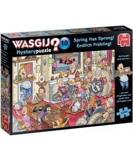 Jumbo Wasgij Mystery 10 Endlich Frühling! 1000 Teile Puzzle (81905)