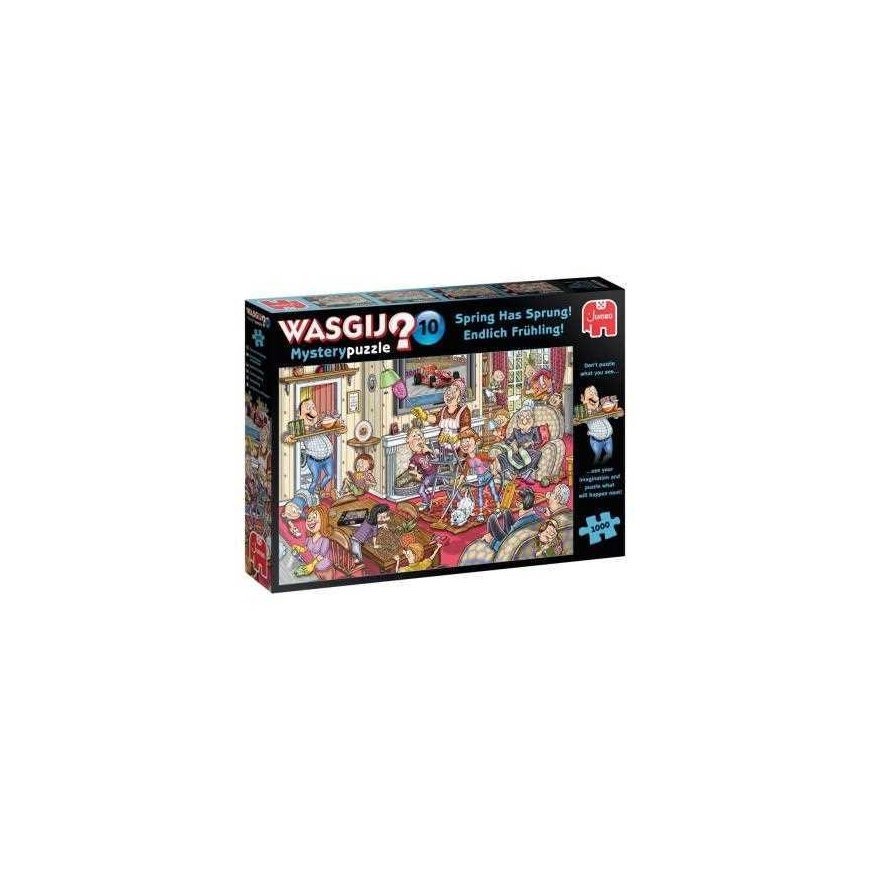 Jumbo Wasgij Mystery 10 Endlich Frühling! 1000 Teile Puzzle (81905) – 2