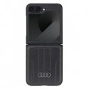 Audi Synthetic Leather MagSafe Z Flip6 F741 czarny|black hardcas Audi Synthetic Leather MagSafe Z Flip6 F741 czarny|black hardcas