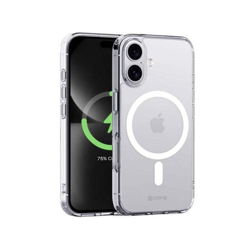 Crong Clear MAG Cover do iPhone 16 przezroczysty – 2