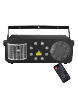 LIGHT4ME PARTY III V2 daudzefektu LED derby gobo wa