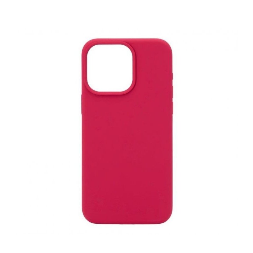Apple iPhone 15 Pro Max Premium Magsafe Soft Touch Silicone Case New Function Rose Red