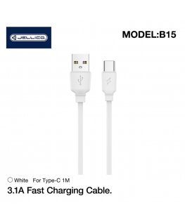 Jellico B15 Прочный-Мягкий Универсальный USB-C на USB 1m Кабель