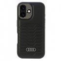 Audi Synthetic Leather MagSafe iPhone 16 Pro 6.3" czarny|black h Audi Synthetic Leather MagSafe iPhone 16 Pro 6.3" czarny|black h
