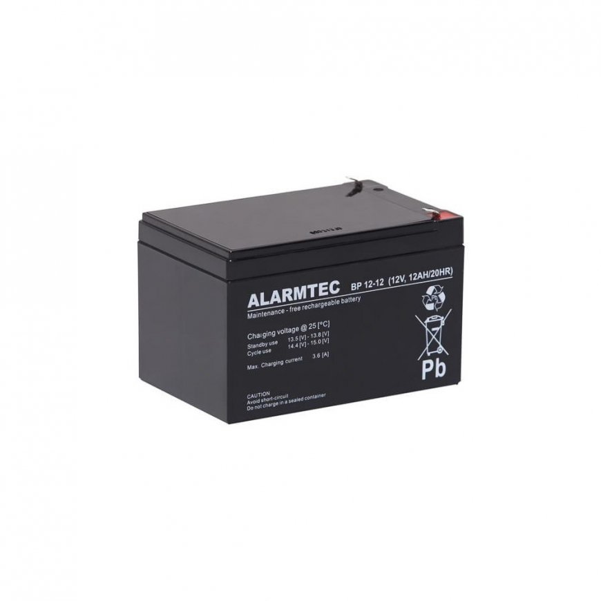AGM akumulators ALARMTEC BP sērija 12V 12Ah – 2