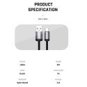 Jellico B27 Woven Cotton Universal USB to USB-C Data & Fast PD 3 Jellico B27 Woven Cotton Universal USB to USB-C Data & Fast PD 3