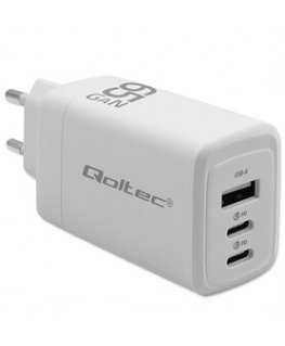 GaN 65W charger,5V 20V 3A 3.35A,2xUSB,2xUSB C