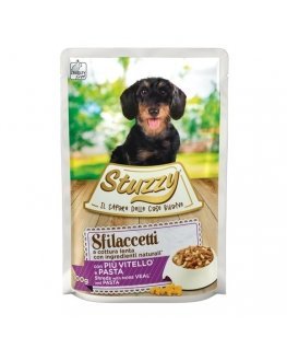 STUZZY Sfilaccetti Teļa gaļa ar makaroniem - mitrā suņu barība - 100g