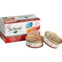 SCHESIR Chicken fillets with duck in broth - wet cat food - 6x50g SCHESIR Chicken fillets with duck in broth - wet cat food - 6x50g