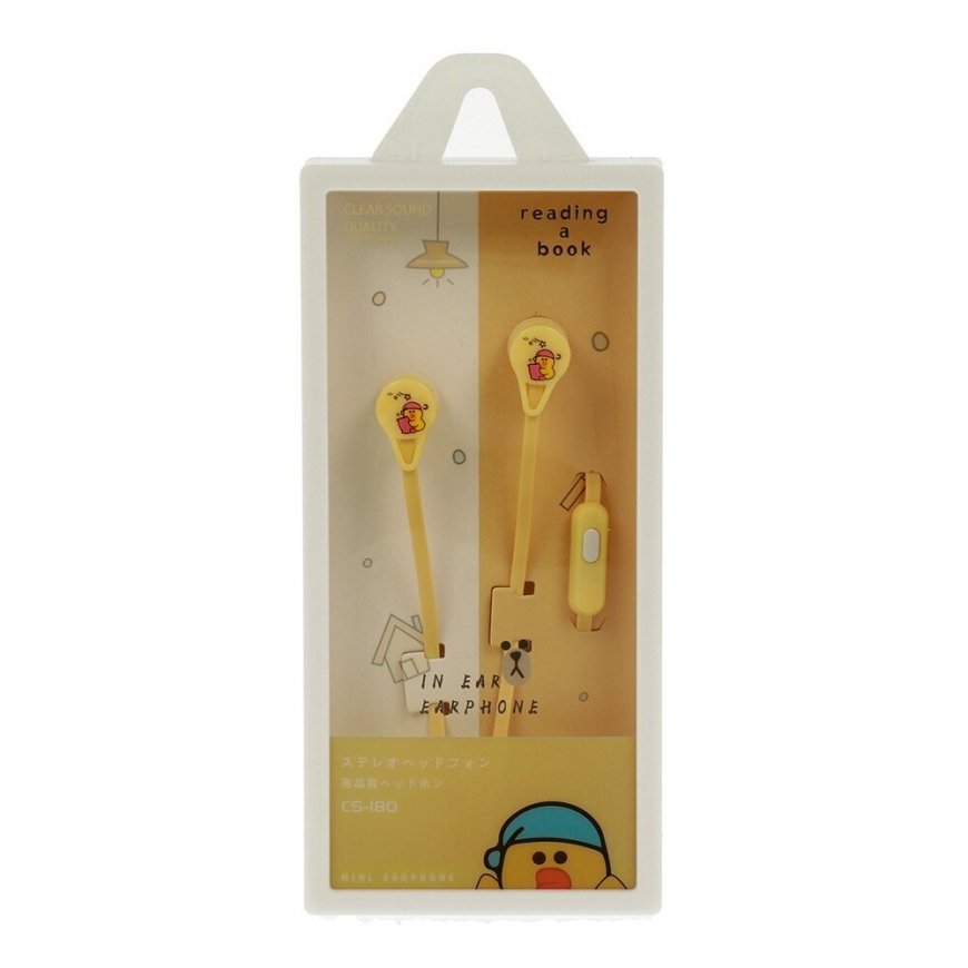 Earphones CASNI - CS-180 with microphone Yellow – 2