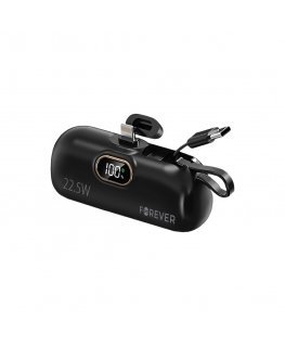 Forever mini power bank MTB-100 22.5W 5000 mAh Lightning black