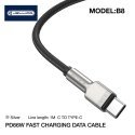 Jellico B8 Nailonpeaga Tsink Sulami Ühendus USB-C kuni USB-C And