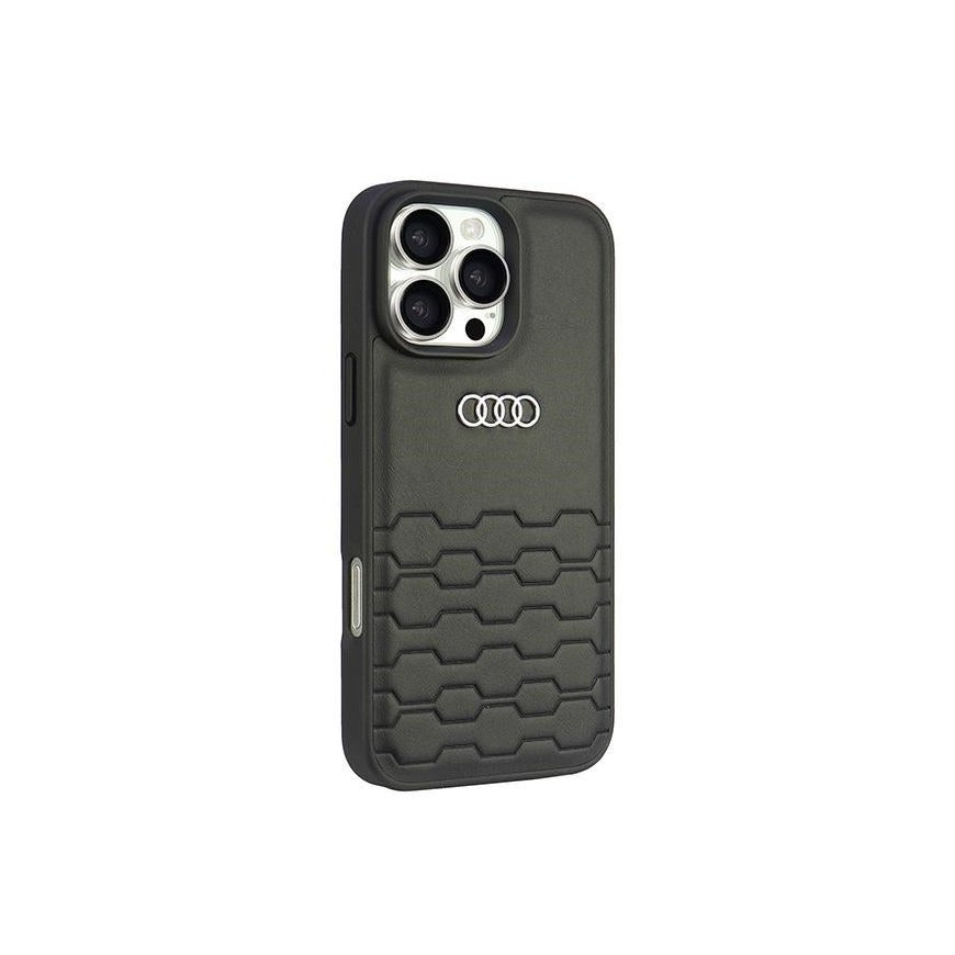 Audi Leather Big Logo AirPods 1|2 cover czarny|black AU-AP-GT| – 2