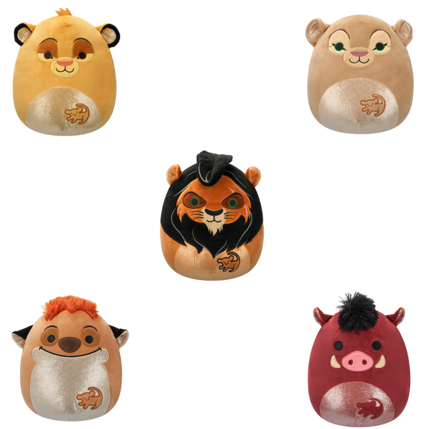 SQUISHMALLOWS The Lion King Plīša rotaļlieta, 25 cm