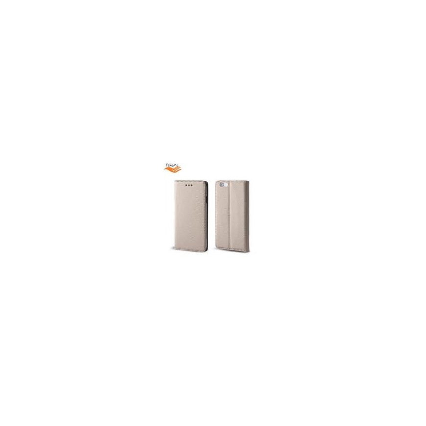 Takeme "Magnetic Fix Book Case Galaxy Xcover 4s" Gold – 2
