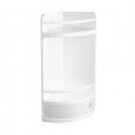 Corner shelf with drawer white Corner shelf with drawer white