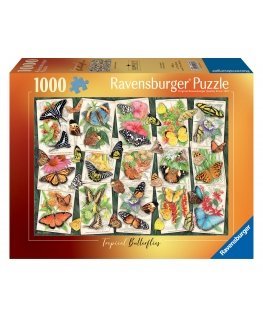 Ravensburger pusle 1000 tk Eksootilised liblikad