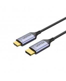 UNITEK CABLE DISPLAYPORT 1.4 TO HDMI 2.1, 8K, 1,8M